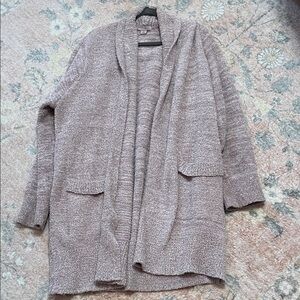 Barefoot Dreams Women's Cardigan in Soft Tan